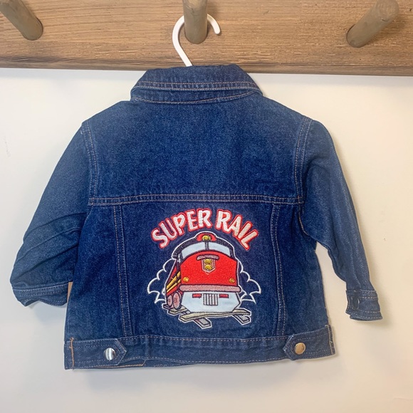 Embroidered train denim jacket - Picture 3 of 3